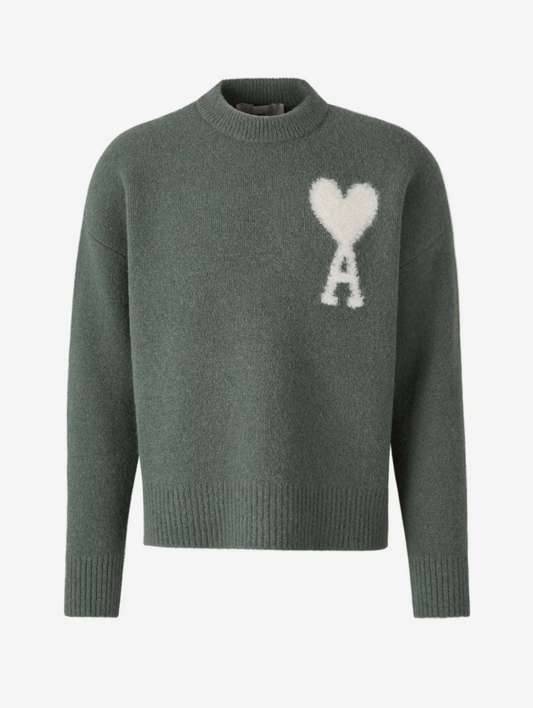 Ami Paris Sweater Green